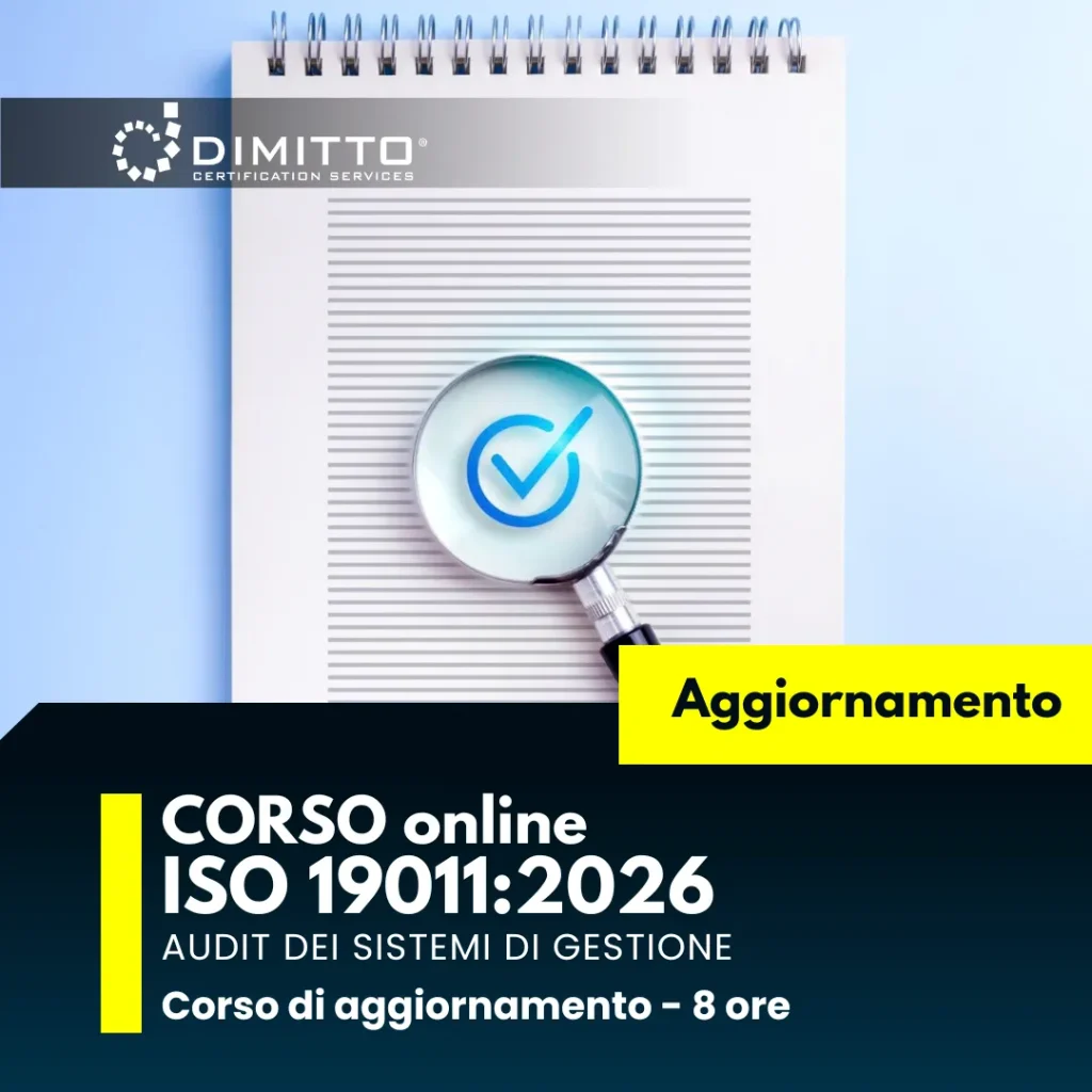 Corso di aggiornamento ISO 19011:2026 (8 ore)